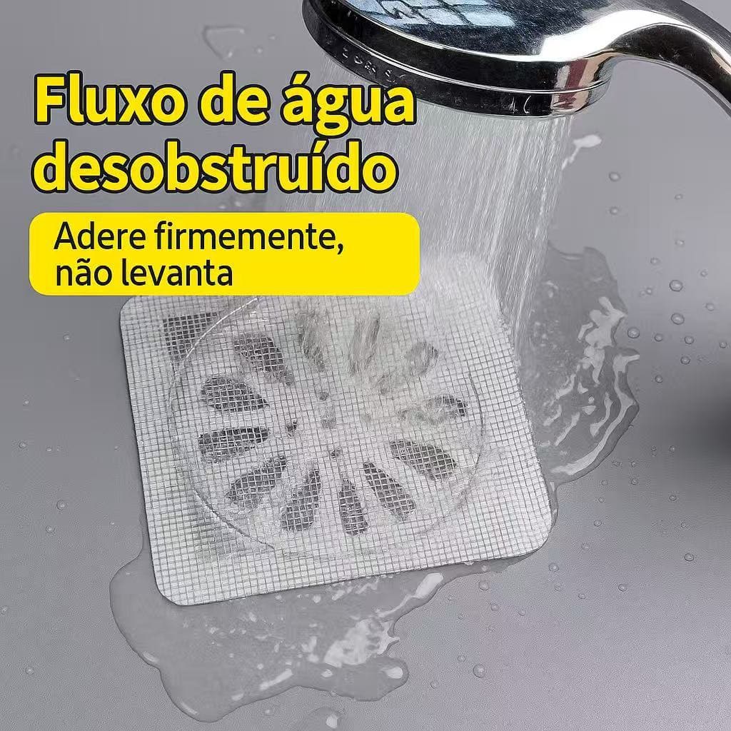 Adesivo Anti Entupimento e Anti Inseto para Ralos – Diga adeus ao mau cheiro e invasores!